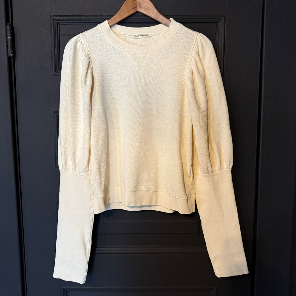 Ulla Johnson 'Philo' Sweatshirt in Ivory - L